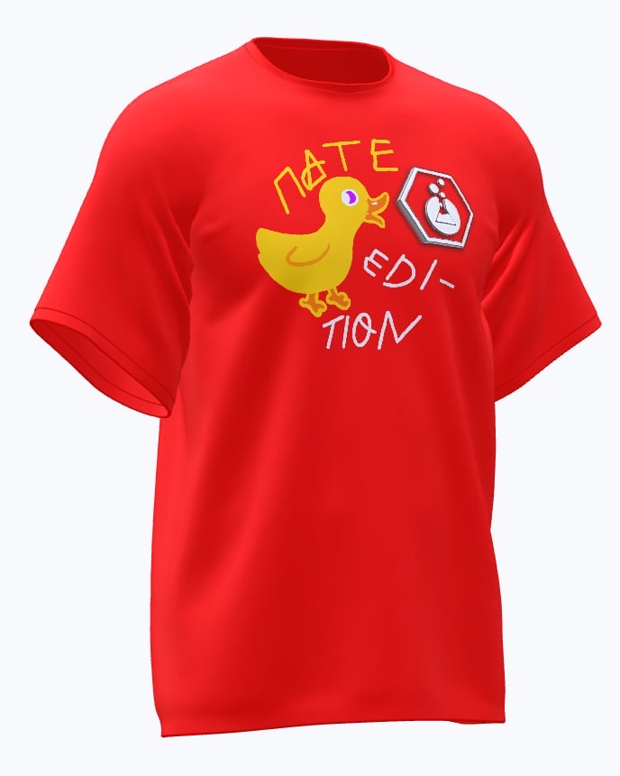 Пате edition червена тениска